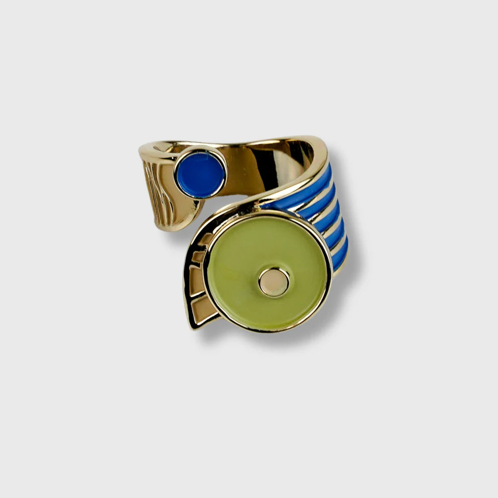 Bague Plaquée Or Jaune "Musique" Picasso