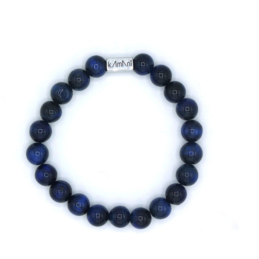 Bracelet " Bleu " Collection Pierres Colorées Volumineuses