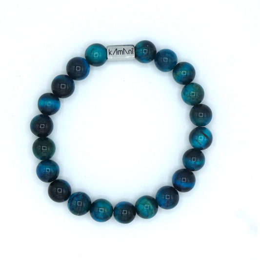 Bracelet " Bleu Clair " Collection Pierres Colorées Volumineuses