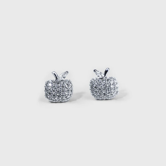 Boucles d'oreilles à tige Kamani « Pomme de cristal »