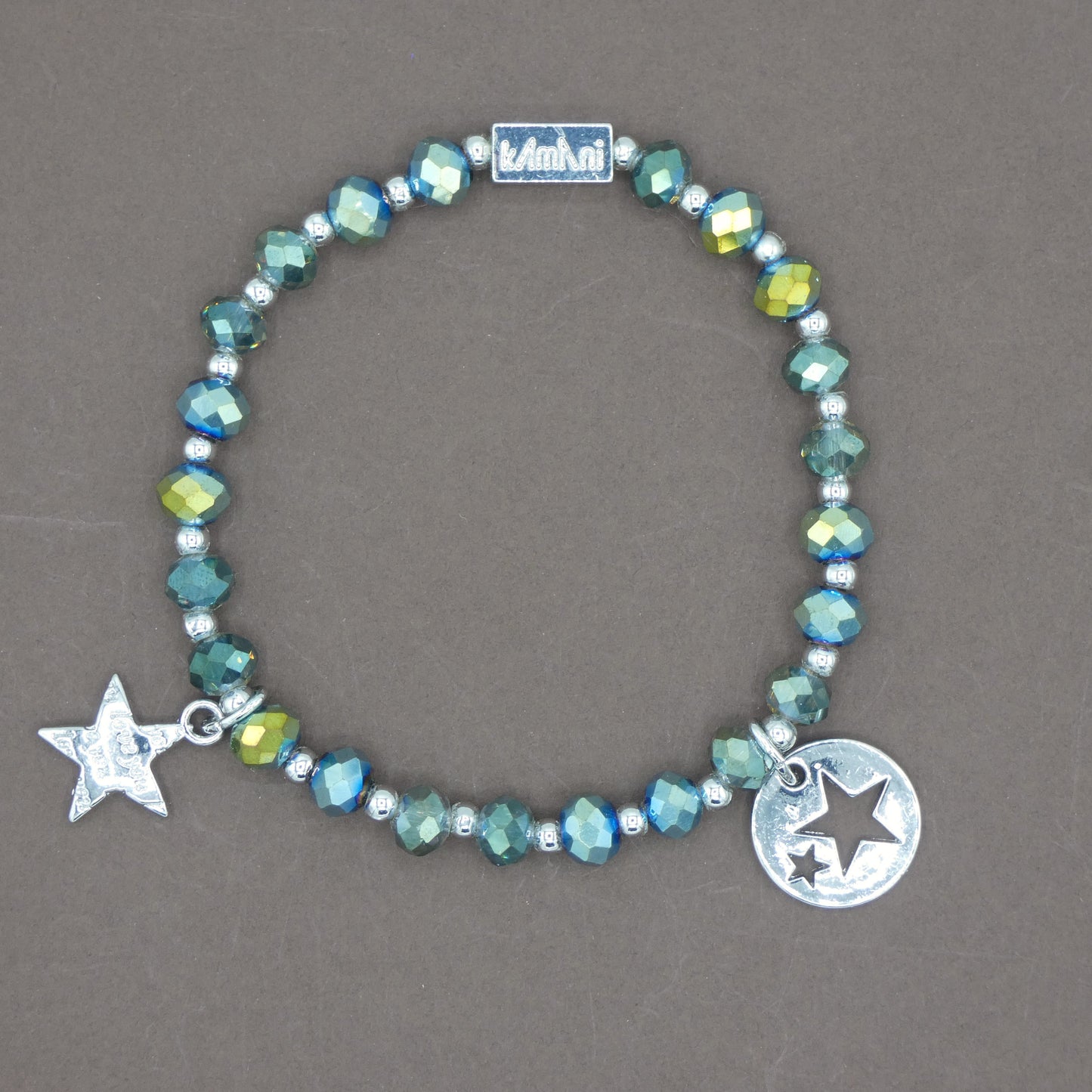 Bracelet avec Charms " Etoile " Collection Vert des Guarrigues