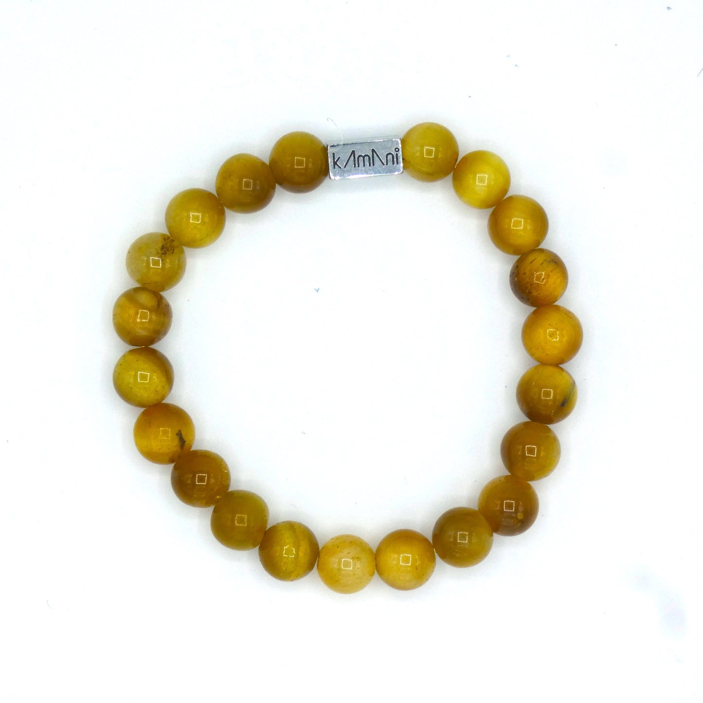 Bracelet " Jaune " Collection Pierres Colorées Volumineuses