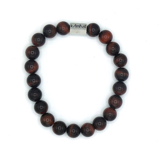 Bracelet " Marron " Collection Pierres Colorées Volumineuses