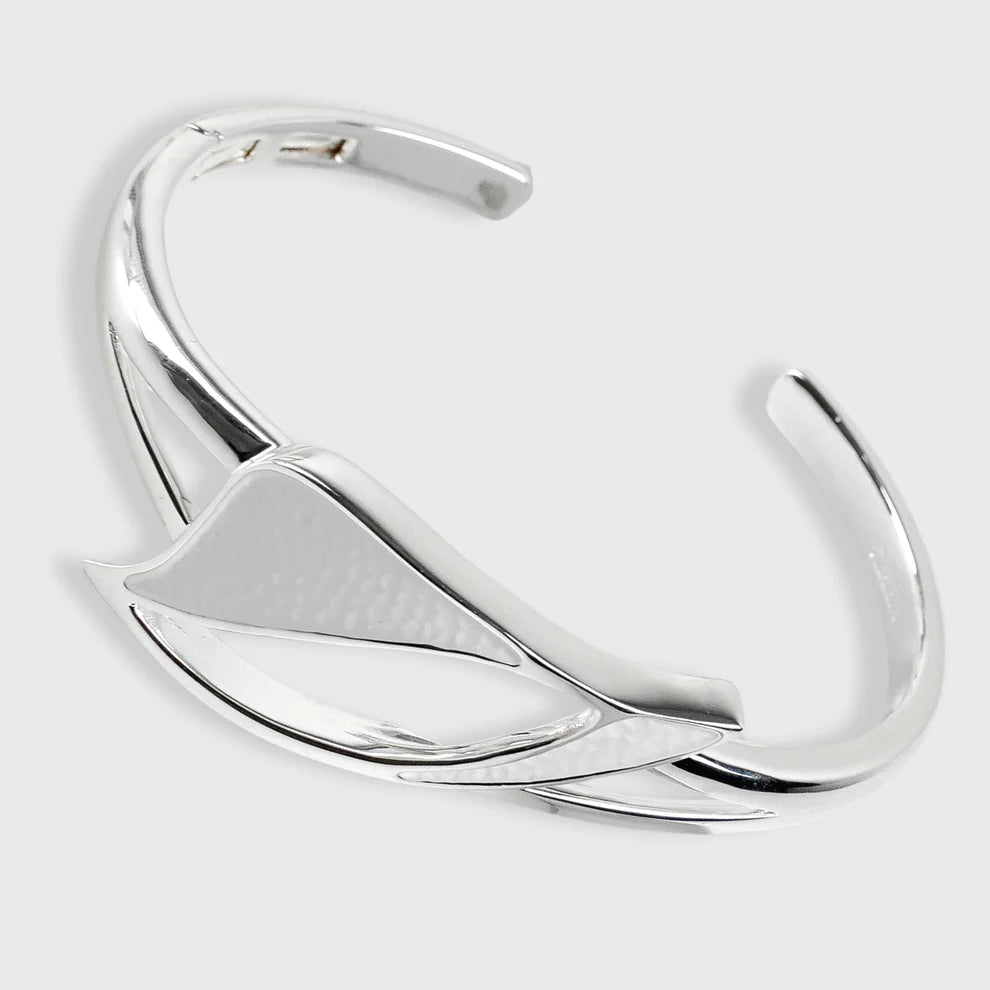 Bracelet Plaqué Argent "Délicat" Femme Fantaisie Blanc