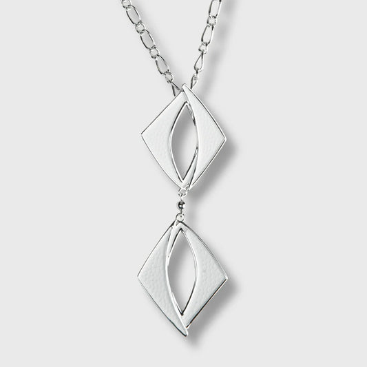 Collier Femme Plaqué Argent Pendentif Fantaisie